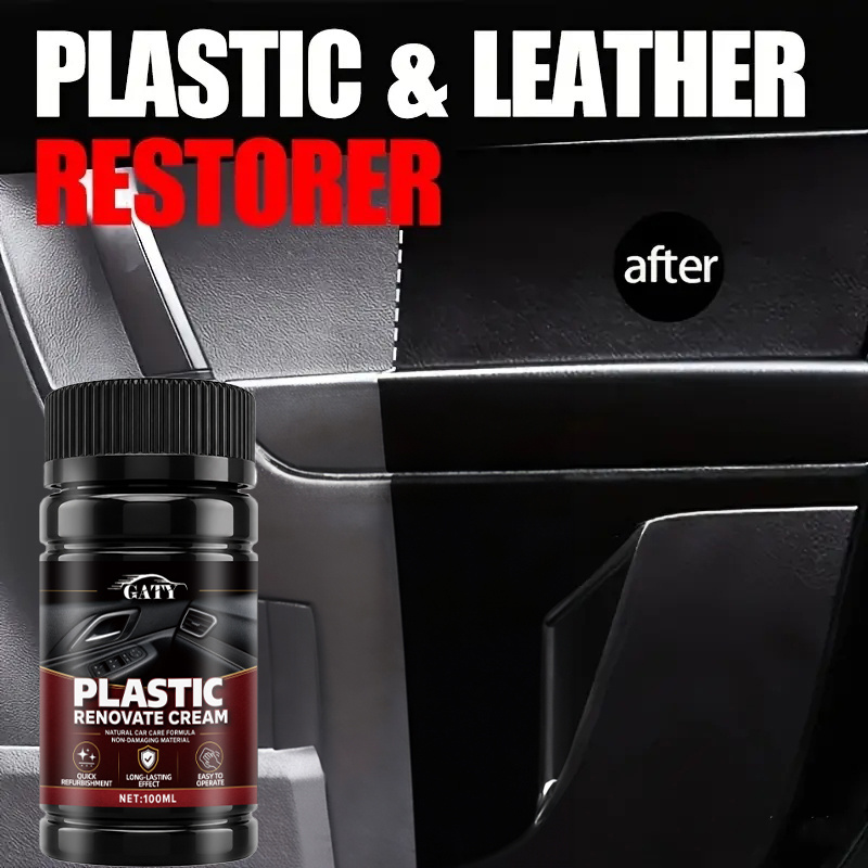 Trim Restorer Plastic - Plastic & interieur reinigingswax, bandenverzorging, gele