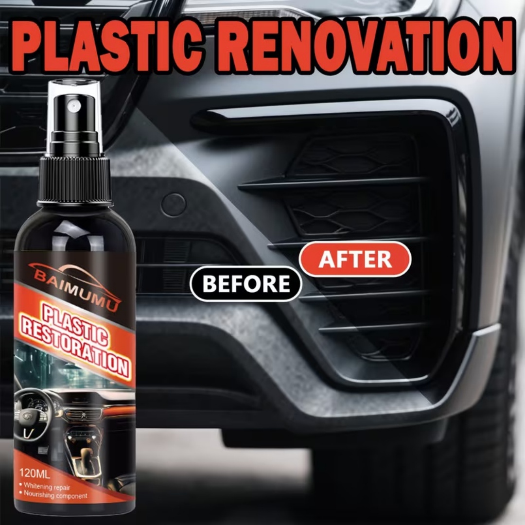 Trim Restorer Plastic - 120ml Auto Plastic Restorer Spray, Auto