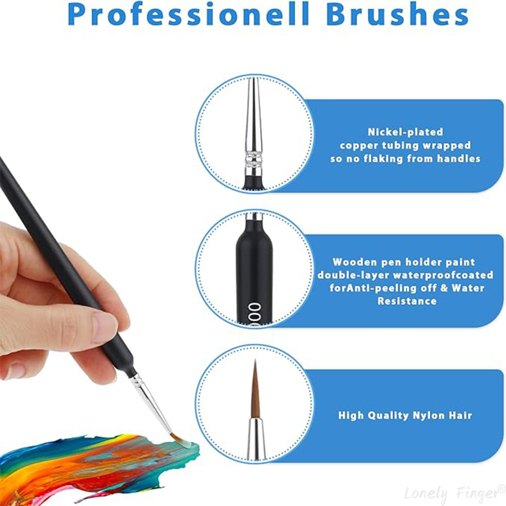 5/11-delige penselenset, kunst - Detailing Brush Set recensie en prijs